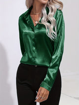 Julia – Women’s Satin Blouse