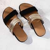 Elizara – Sandali bassi slip on con doppio cinturino