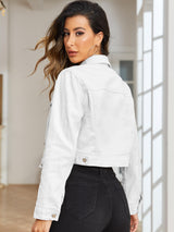 Elarune - Womens Classic Versatile Denim Jacket
