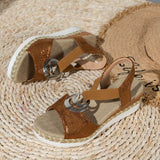 Avalisse – Platform Ring Strap Sandals Women