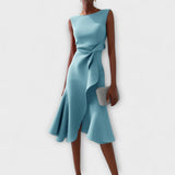 Waelise – Sleeveless Pleated Midi Dress