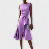 Waelise – Sleeveless Pleated Midi Dress