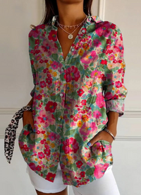 Lyssandra - Floral Womens Blouse