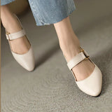 Clairenne – Slingback Mary Jane med blokhæl