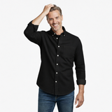 Dominick – Camicia casual da uomo a maniche lunghe con bottoni