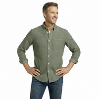 Dominick – Camicia casual da uomo a maniche lunghe con bottoni