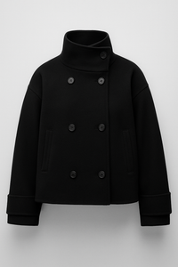 Cirelle - Women Double Breasted Short Coat