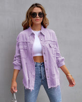 Novalisse – Giacca di jeans oversize da donna