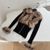 Ariah - Faux Fur Cardigan