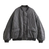 Zafrinna - Kvinders oversized bomberjakke