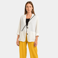 Calista – Women Buttoned Blazer With Pockets