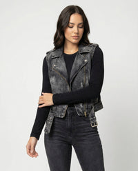 Maevira - Womens Denim Waistcoat