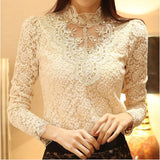 Elarisse - Blusa da donna ricamata