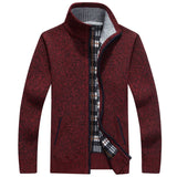 Thoran – Men’s Zip Sweater with Checked Lining