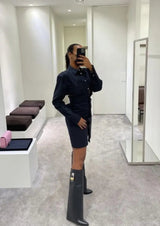 Elyndra - Womens Hidden Heel Minimalist Boots