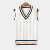 Brennor – Classic V Neck Mens Knitted Sweater Vest