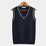 Brennor – Classic V Neck Mens Knitted Sweater Vest