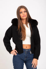 Elaria  - Faux Fur Cardigan