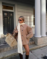 Valestra – Oversized Wool Coat For Women
