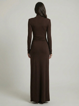 Lunarie - Ruched Elegant Maxi Dress