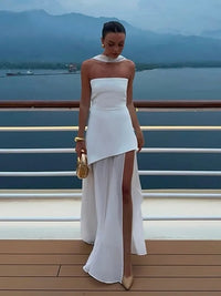 Lunavera - High Slit Flowing Maxi Dress