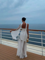 Lunavera - High Slit Flowing Maxi Dress