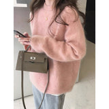 Arlienia – Women’s Soft Fuzzy Knit Jumper