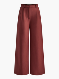 Maren | Pantaloni Donna | Gamba Larga Unita Senza Cintura