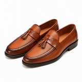 Martinn – Mens Woven Tassel Slip On Loafers