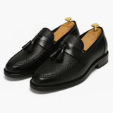 Martinn – Mens Woven Tassel Slip On Loafers