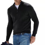Thorellan – Men’s Wool-Blend Half-Zip Sweater