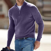 Thorellan – Men’s Wool-Blend Half-Zip Sweater