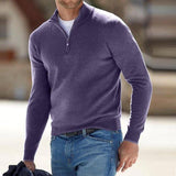Thorellan – Men’s Wool-Blend Half-Zip Sweater