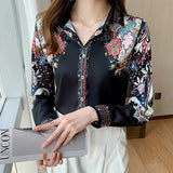 Florenca - Womens Floral Print Shirt