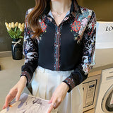 Florenca - Womens Floral Print Shirt