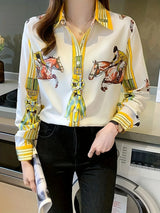 Florenca - Womens Floral Print Shirt