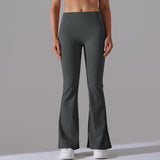 Nianna - Flared High Waist Fitness Leggings
