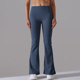 Nianna - Flared High Waist Fitness Leggings