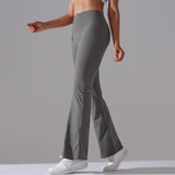 Nianna - Flared High Waist Fitness Leggings