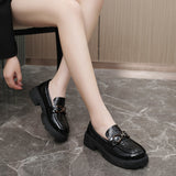 Roselique - Womens Buckle Detail Loafers