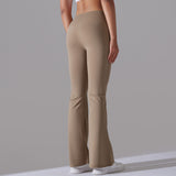 Nianna - Flared High Waist Fitness Leggings