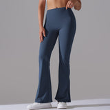 Nianna - Flared High Waist Fitness Leggings