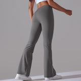Nianna - Flared High Waist Fitness Leggings