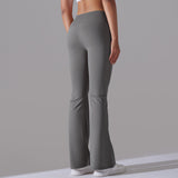 Nianna - Flared High Waist Fitness Leggings