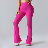 Nianna - Flared High Waist Fitness Leggings