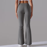 Nianna - Flared High Waist Fitness Leggings
