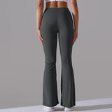 Nianna - Flared High Waist Fitness Leggings
