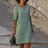 Yesha – Comfortable Linen Summer Dress