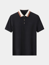 Mercan – Smart-Casual Contrast Collar Polo