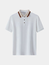 Mercan – Smart-Casual Contrast Collar Polo